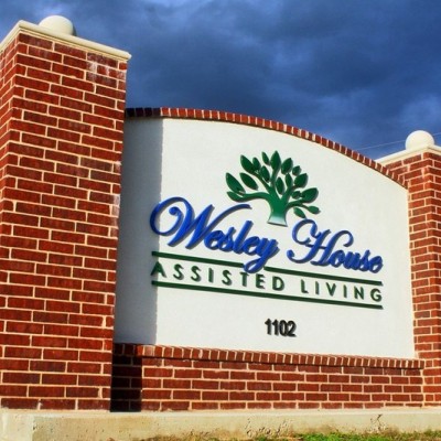 Wesley House Assisted Living sign