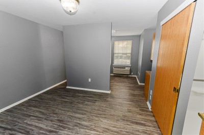 Wood flooring and security door