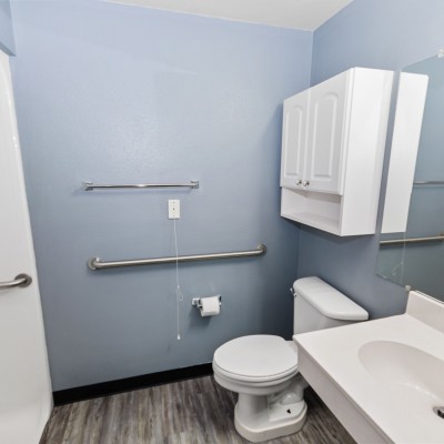 ADA compliant bathroom for assisted living